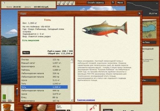 Русская версия рыбалка 2.5